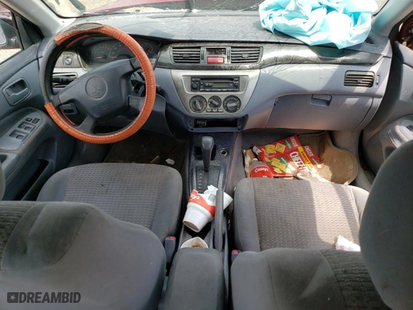 2002 Mitsubishi Lancer ES with VIN JA3AJ26E52U038172, listed as a Copart auction lot 66434354 with 0 mi miles and Clean Title. Bid and sale history available at carsss.com. Image 8.
