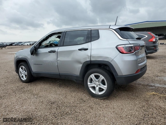2024 Jeep Compass Sport with VIN 3C4NJDAN7RT578889, listed as a Copart auction lot 45008715 with 8,830 mi miles and Clean Title. Bid and sale history available at carsss.com. Image 2.