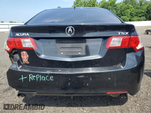 2009 Acura TSX with VIN JH4CU26619C017389, listed as a Copart auction lot 62954645 with 304,353 mi miles and Salvage title. Bid and sale history available at DreamBid. Image 6.