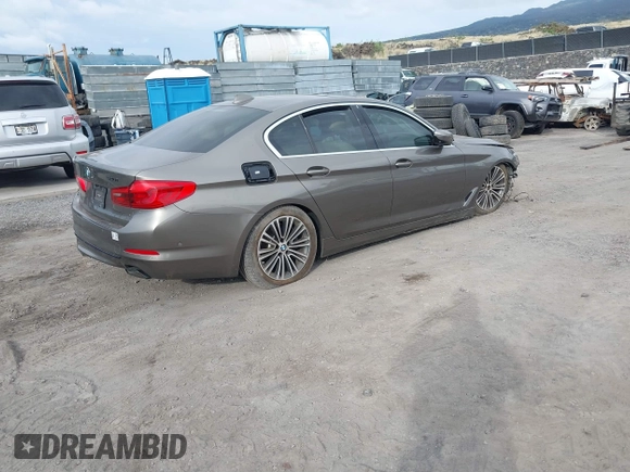 2019 BMW 5 Series 540i with VIN WBAJE5C52KWA98653, listed as a IAAI auction lot 41398589 with Not provided miles and . Bid and sale history available at DreamBid. Image 4.