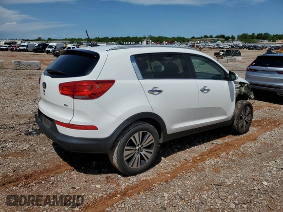 2016 Kia Sportage EX with VIN KNDPC3AC9G7862537, listed as a Copart auction lot 54137985 with 162,749 mi miles and Salvage title. Bid and sale history available at DreamBid. Image 3.