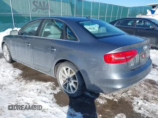 2015 Audi A4 Premium Plus with VIN WAUFFAFL6FN004207, listed as a IAAI auction lot 41639153 with 62,409 mi miles. Bid and sale history available at carsss.com. Image 3.