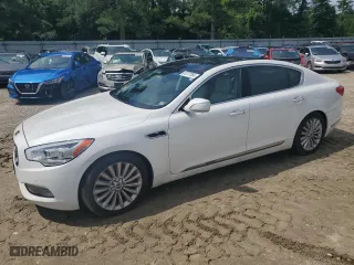 2015 Kia K900 Luxury with VIN KNALW4D48F6019608, listed as a Copart auction lot 61277354 with 94,038 mi miles and Salvage Title. Bid and sale history available at carsss.com. Image 1.