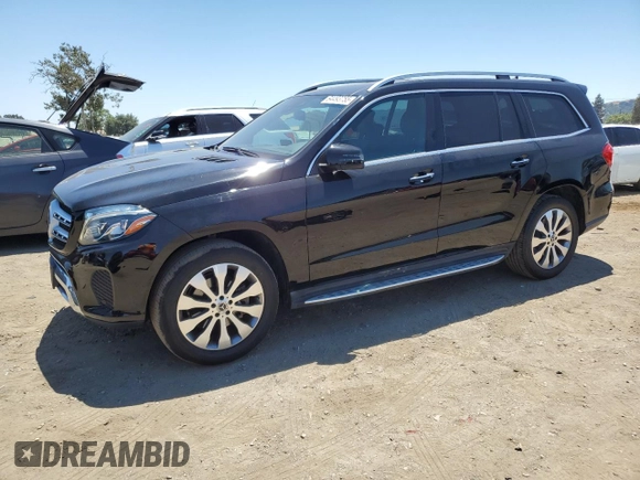 2017 Mercedes-Benz GLS 450 z VIN 4JGDF6EE1HA904867, wystawiony jako Copart lot #64493755 z przebiegiem 74 084 mil mil oraz Szkoda całkowita • Salvage title. Historia ofert i sprzedaży dostępna na DreamBid. Obrazek 1.