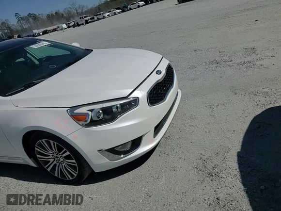 2014 Kia Cadenza Premium with VIN KNALN4D78E5121542, listed as a Copart auction lot 50686945 with 169,933 mi miles and Salvage Title. Bid and sale history available at DreamBid. Image 11.