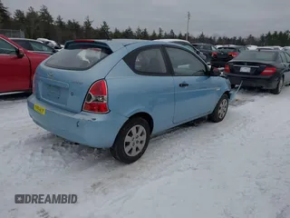 2008 Hyundai Accent GS with VIN KMHCM36C98U062601, listed as a IAAI auction lot 41565161 with 148,281 mi miles. Bid and sale history available at carsss.com. Image 4.