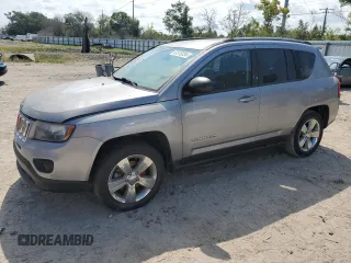 2016 Jeep Compass Sport with VIN 1C4NJCBA3GD611556, listed as a Copart auction lot 44656665 with 0 mi miles and Salvage Title. Bid and sale history available at carsss.com. Image 1.
