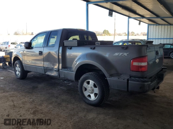 2006 Ford F-150 STX with VIN 1FTRX04W56KD82864, listed as a Copart auction lot 46181665 with 214,056 mi miles and Salvage Title. Bid and sale history available at carsss.com. Image 2.