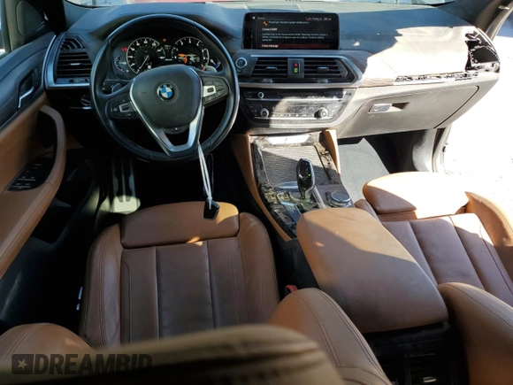 2019 BMW X4 M40i with VIN 5UXUJ5C50K9A33129, listed as a Copart auction lot 44184275 with 88,286 mi miles and Salvage title. Bid and sale history available at DreamBid. Image 8.