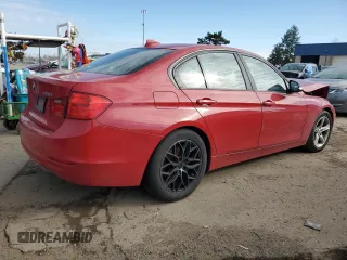 2013 BMW 3 Series 320i xDrive with VIN WBA3C3C57DF979366, listed as a Copart auction lot 52031525 with Not provided miles and Salvage title. Bid and sale history available at DreamBid. Image 3.