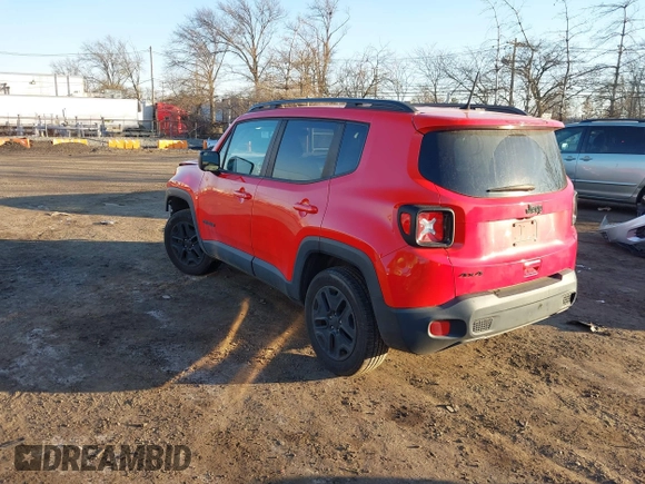 2018 Jeep Renegade Upland with VIN ZACCJBAB0JPH93740, listed as a IAAI auction lot 41705533 with 68,178 mi miles and . Bid and sale history available at DreamBid. Image 3.