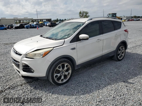 2015 Ford Escape Titanium with VIN 1FMCU9J97FUA22366, listed as a Copart auction lot 49128885 with 119,643 mi miles and Salvage Title. Bid and sale history available at carsss.com. Image 1.