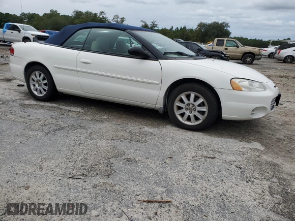 2003 Chrysler Sebring with VIN 1C3EL75T53N507884, listed as a Copart auction lot 75411374 with 111,263 mi miles and Salvage Title. Bid and sale history available at DreamBid. Image 4.