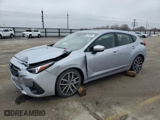 2024 Subaru Impreza Sport with VIN JF1GUAFC3R8860991, listed as a Copart auction lot 42700595 with 202 mi miles and Salvage Title. Bid and sale history available at carsss.com. Image 1.