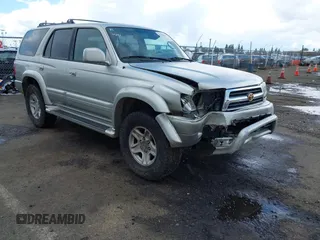 2000 Toyota 4Runner Limited with VIN JT3GN87R8Y0153390, listed as a IAAI auction lot 41795300 with 358,760 mi miles and . Bid and sale history available at DreamBid. Image 1.
