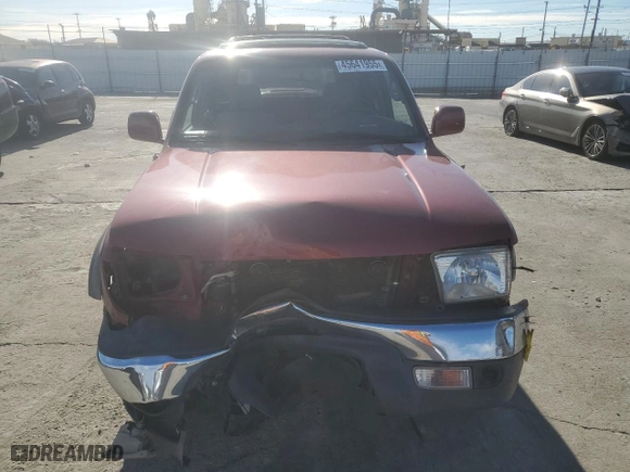 2000 Toyota 4Runner SR5 with VIN JT3HN86R7Y0311434, listed as a Copart auction lot 45641955 with 265,958 mi miles and Salvage Title. Bid and sale history available at carsss.com. Image 5.