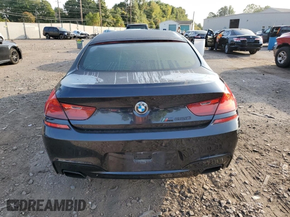 2013 BMW 6 Series 650i xDrive with VIN WBA6B4C57DDG67584, listed as a Copart auction lot 70319464 with 0 mi miles and Salvage Title. Bid and sale history available at carsss.com. Image 6.