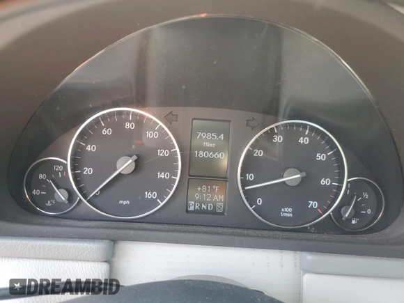 2006 Mercedes-Benz C 230 Sport with VIN WDBRF52HX6A900802, listed as a Copart auction lot 56059425 with 180,660 mi miles and Salvage title. Bid and sale history available at DreamBid. Image 9.
