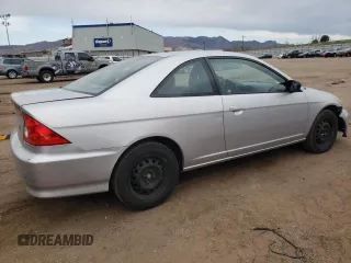 2005 Honda Civic LX with VIN 1HGEM22515L068975, listed as a Copart auction lot 52055435 with 206,058 mi miles and Salvage Title. Bid and sale history available at DreamBid. Image 3.