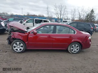 2009 Kia Optima LX with VIN KNAGE228295292892, listed as a IAAI auction lot 41812221 with 179,276 mi miles. Bid and sale history available at carsss.com. Image 15.