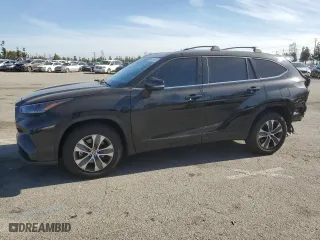 2021 Toyota Highlander XLE with VIN 5TDHZRAH0MS047954, listed as a Copart auction lot 47434505 with 59,728 mi miles and Salvage Title. Bid and sale history available at carsss.com. Image 1.