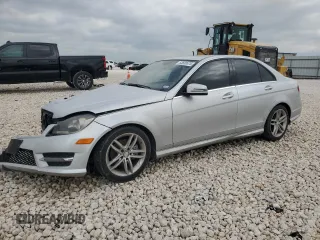 2013 Mercedes-Benz C-Class C 250 Sport with VIN WDDGF4HB8DR295219, listed as a Copart auction lot 53658575 with 161,756 mi miles and Salvage Title. Bid and sale history available at carsss.com. Image 1.