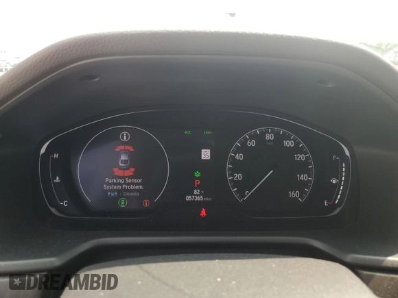 2019 Honda Accord Touring with VIN 1HGCV2F94KA032996, listed as a Copart auction lot 60283715 with 57,365 mi miles and Salvage title. Bid and sale history available at DreamBid. Image 9.
