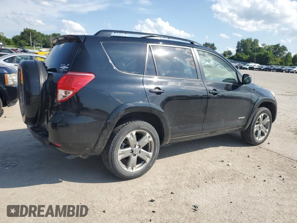 2008 Toyota RAV4 Sport with VIN JTMZK32V786010075, listed as a Copart auction lot 61571685 with 159,918 mi miles and Salvage title. Bid and sale history available at DreamBid. Image 3.