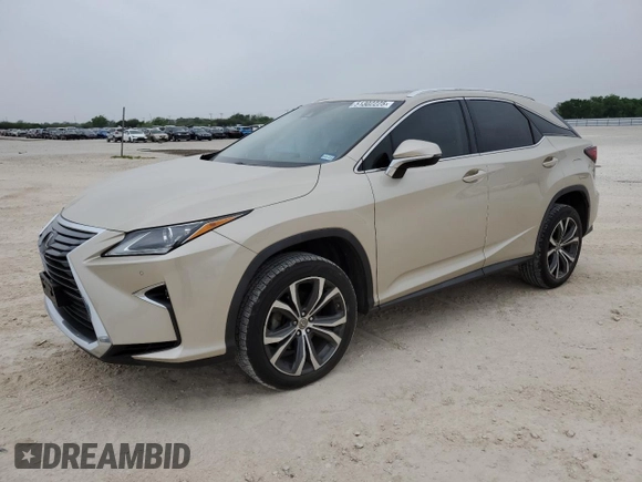 2016 Lexus RX 350 with VIN JTJBZMCA4G2009466, listed as a Copart auction lot 51302225 with 78,522 mi miles and Salvage Title. Bid and sale history available at DreamBid. Image 1.