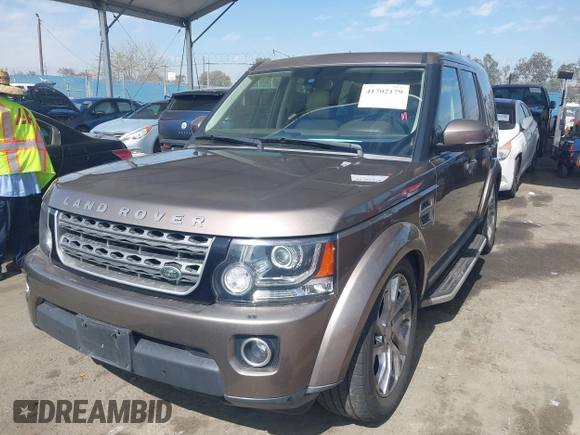 2016 Land Rover LR4 HSE with VIN SALAG2V67GA794744, listed as a IAAI auction lot 41702179 with 127,765 mi miles and . Bid and sale history available at DreamBid. Image 2.