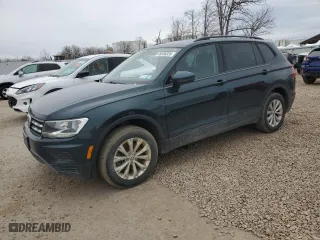 2019 Volkswagen Tiguan S with VIN 3VV0B7AX5KM162349, listed as a Copart auction lot 49258335 with 87,347 mi miles and Salvage Title. Bid and sale history available at carsss.com. Image 1.