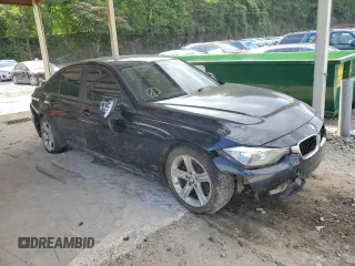 2014 BMW 3 Series 328i with VIN WBA3A5C53EF605081, listed as a Copart auction lot 59578235 with 195,443 mi miles and Salvage title. Bid and sale history available at DreamBid. Image 4.