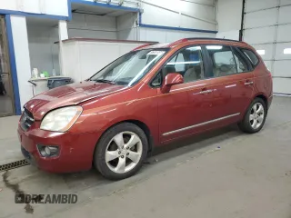 2007 Kia Rondo LX Base with VIN KNAFG525577047132, listed as a Copart auction lot 86657954 with 130,333 mi miles and Salvage Title. Bid and sale history available at carsss.com. Image 1.