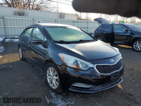 2014 Kia Forte LX with VIN KNAFX4A6XE5233178, listed as a Copart auction lot 88096605 with 123,313 mi miles and Salvage Title. Bid and sale history available at carsss.com. Image 4.