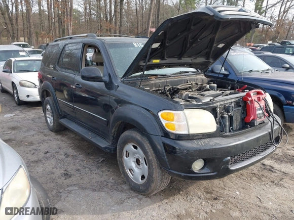 2004 Toyota Sequoia Limited with VIN 5TDZT38A34S232933, listed as a IAAI auction lot 41385987 with 232,429 mi miles. Bid and sale history available at carsss.com. Image 1.