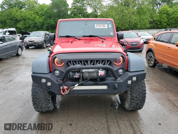 2016 Jeep Wrangler Unlimited Freedom с VIN 1C4BJWDG9GL149905, выставлен на аукционе Copart как лот 57591765 с пробегом 88 689 миль миль и Чистый • Clean title. История ставок и продаж доступна на DreamBid. Изображение 5.