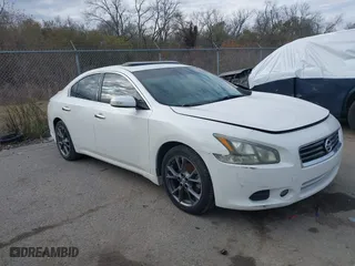 2012 Nissan Maxima 3.5 S with VIN 1N4AA5AP7CC807148, listed as a IAAI auction lot 41359873 with 139,682 mi miles. Bid and sale history available at carsss.com. Image 1.