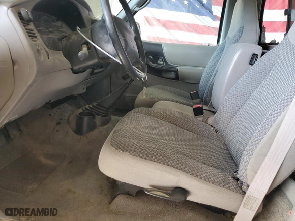1998 Ford Ranger XL with VIN 1FTYR11U5WTA04293, listed as a Copart auction lot 46054785 with 124,593 mi miles and Salvage Title. Bid and sale history available at carsss.com. Image 7.