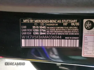 2021 Mercedes-Benz AMG GT 43 с VIN W1K7X5KB6MA036044, выставлен на аукционе Copart как лот 84606564 с пробегом 46 087 миль миль и Списание • Salvage title. История ставок и продаж доступна на DreamBid. Изображение 13.