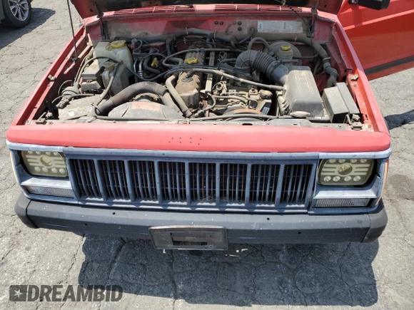 1996 Jeep Cherokee SE with VIN 1J4FT28S3TL213153, listed as a Copart auction lot 57217625 with 331,741 mi miles and Salvage title. Bid and sale history available at DreamBid. Image 12.