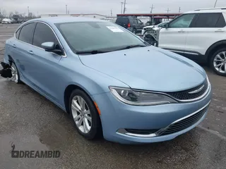 2015 Chrysler 200 Limited z VIN 1C3CCCAB8FN712908, wystawiony jako IAAI lot #41586183 z przebiegiem 194 890 mil mil oraz . Historia ofert i sprzedaży dostępna na DreamBid. Obrazek 1.