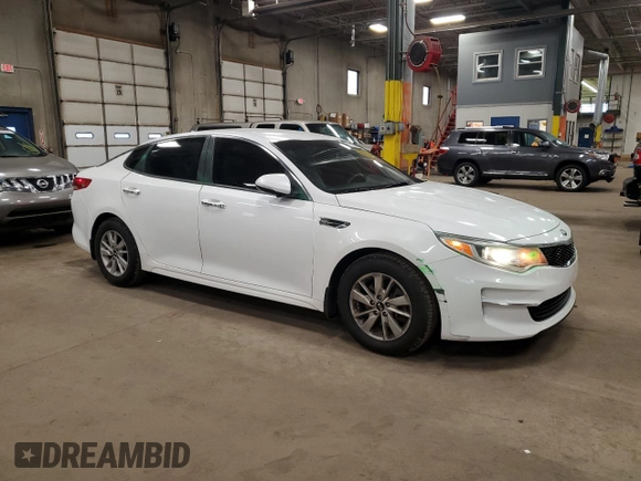 2018 Kia Optima LX with VIN 5XXGT4L31JG242900, listed as a Copart auction lot 54700895 with 110,882 mi miles and Salvage title. Bid and sale history available at DreamBid. Image 4.
