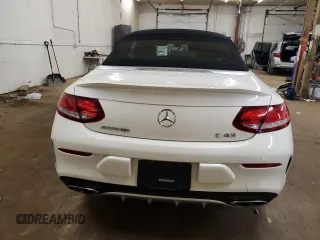 2018 Mercedes-Benz C 43 AMG with VIN WDDWK6EB8JF684169, listed as a Copart auction lot 60110265 with 32,162 mi miles and Salvage title. Bid and sale history available at DreamBid. Image 6.