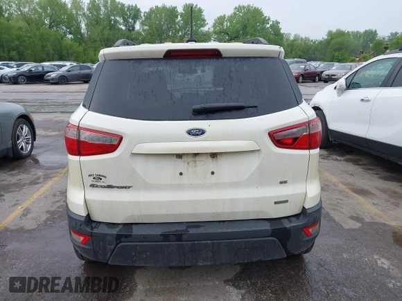 2019 Ford EcoSport SE with VIN MAJ3S2GE7KC290961, listed as a IAAI auction lot 42073145 with 156,178 mi miles and . Bid and sale history available at DreamBid. Image 16.