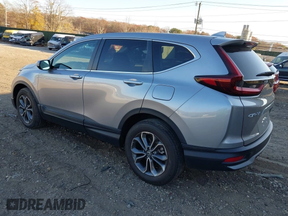 2020 Honda CR-V EX with VIN 2HKRW2H59LH665889, listed as a IAAI auction lot 40881386 with 22,540 mi miles. Bid and sale history available at carsss.com. Image 3.