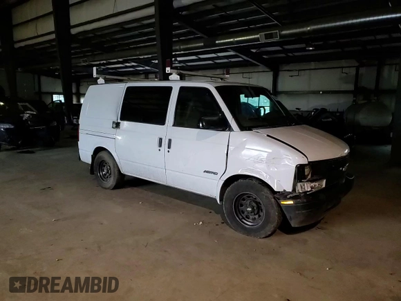 2000 Chevrolet Astro Cargo Van with VIN 1GCDM19W6YB169121, listed as a Copart auction lot 85204274 with 211,783 mi miles and Salvage Title. Bid and sale history available at carsss.com. Image 12.