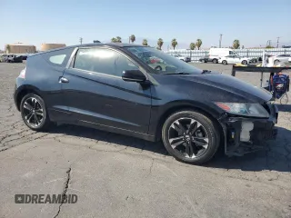 2015 Honda CR-Z with VIN JHMZF1D49FS002687, listed as a Copart auction lot 72941124 with 75,964 mi miles and Salvage title. Bid and sale history available at DreamBid. Image 4.