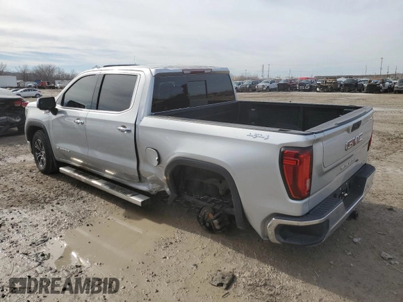 2019 GMC Sierra 1500 SLT z VIN 1GTU9DED5KZ281737, wystawiony jako Copart lot #43810515 z przebiegiem 80 843 mil mil oraz Szkoda całkowita • Salvage title. Historia ofert i sprzedaży dostępna na DreamBid. Obrazek 2.