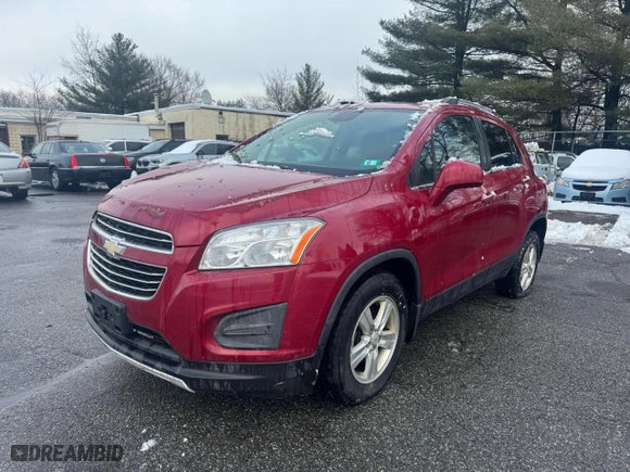 2015 Chevrolet Trax LT with VIN KL7CJRSB7FB112365, listed as a Copart auction lot 45784705 with 191,182 mi miles and Clean Title. Bid and sale history available at carsss.com. Image 2.