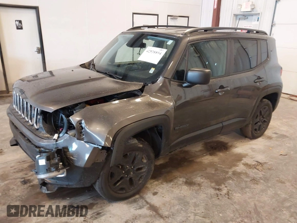 2018 Jeep Renegade Sport z VIN ZACCJBABXJPH72202, wystawiony jako IAAI lot #42538894 z przebiegiem 49 877 mil mil oraz . Historia ofert i sprzedaży dostępna na DreamBid. Obrazek 17.